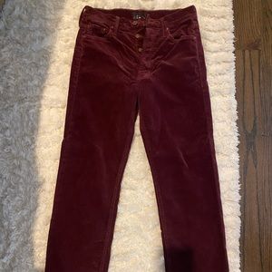 Mother corduroy pants